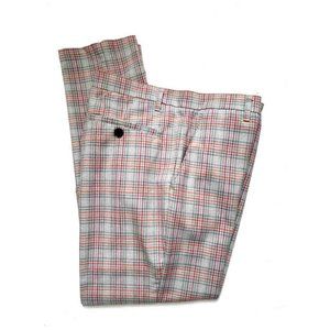 Boohoo Man Slim Fit Dress Pants Plaid Flat Front Men's Size 30 X 25
